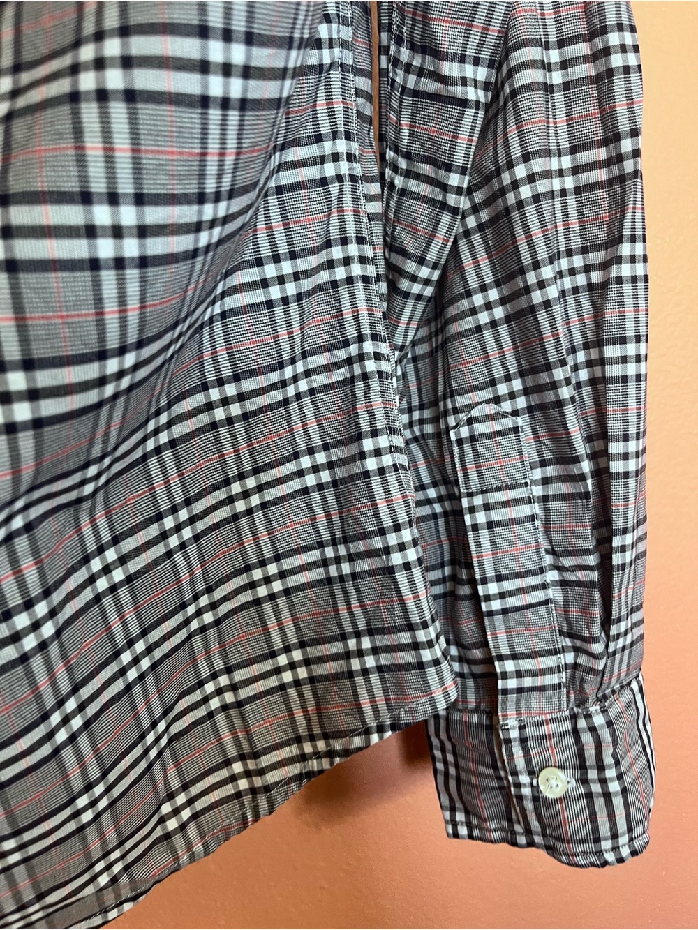 Frank & Eileen “Barry” Purple Plaid 100% Cotton Button-Up Shirt - Picture 6 of 8